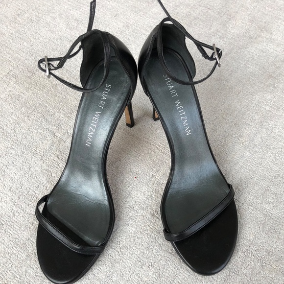 Stuart Weitzman black leather sandals in great condition - Picture 7 of 9
